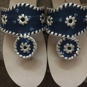 Jack Rogers Captiva sandal with anchors
